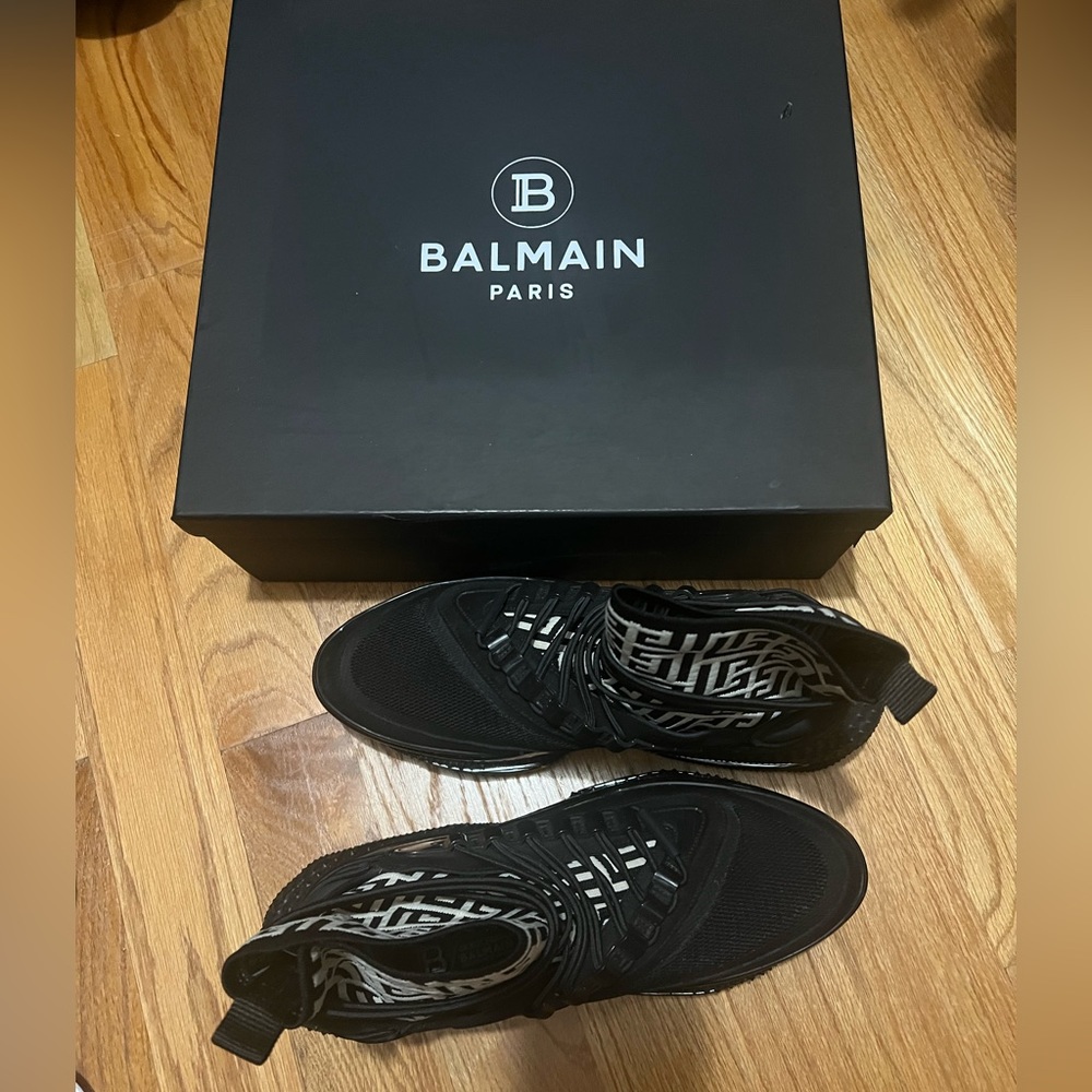 BALMAIN sneakers men size USA12 UK11 - Picture 2 of 7